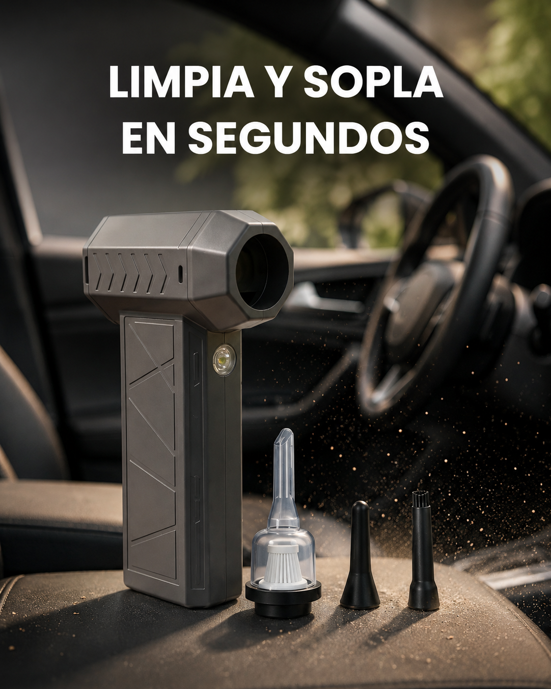 Mini Aspirador Y Soplador Recargable