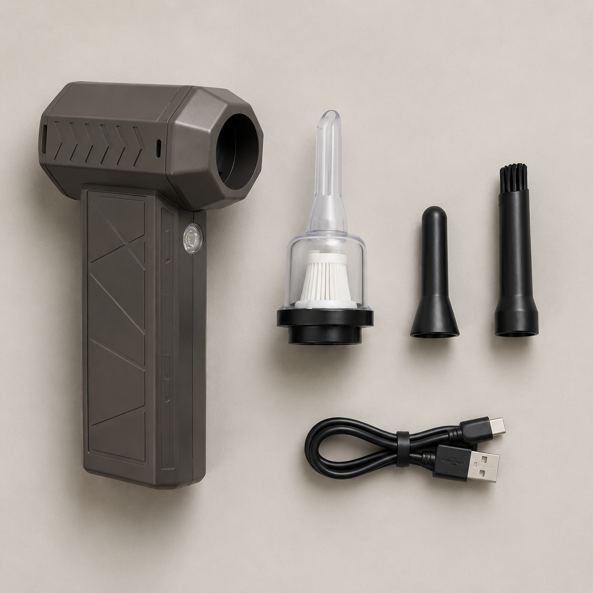 Mini Aspirador Y Soplador Recargable