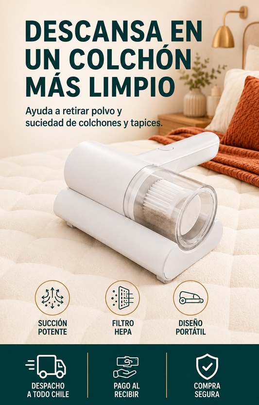 Aspiradora Portátil Colchón Anti-acaros