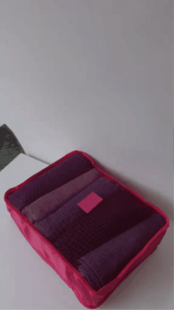 Set de 6 Bolsas de Viaje Organizadoras