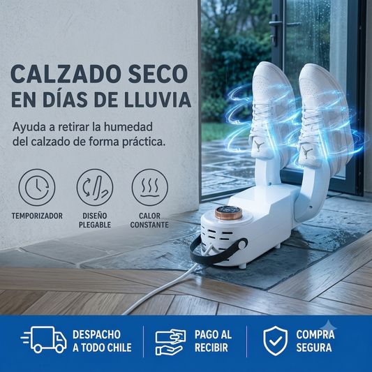 Secador de Zapatos Eléctrico Plegable