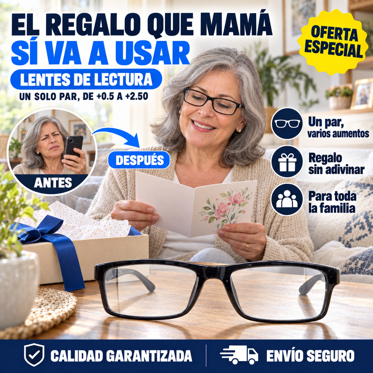 MiraBien – Regala lentes sin saber su aumento