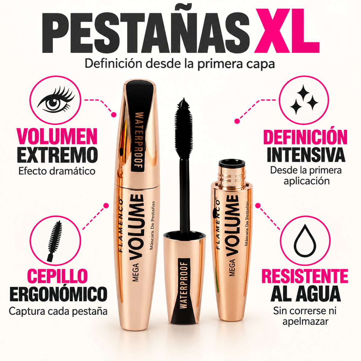 Pestañas XL – Definición desde la primera capa