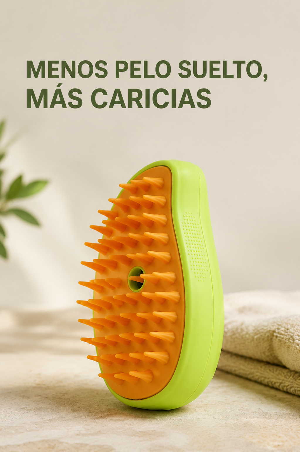 Imagen principal: Cepillo Humidificador para Mascotas | Menos Pelo Suelto en Casa