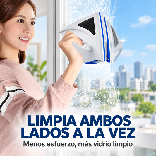 Limpiavidrios magnético hero