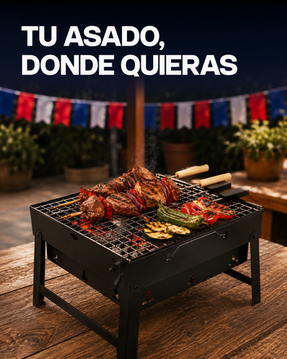 Parrilla portátil: Tu asado, donde quieras