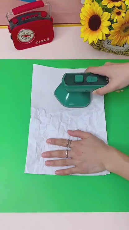 Mini Plancha a Vapor Portátil 2 en 1 | Ropa Impecable Donde Estés