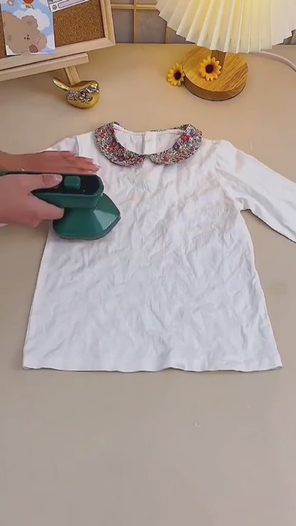 Mini Plancha a Vapor Portátil 2 en 1 | Ropa Impecable Donde Estés