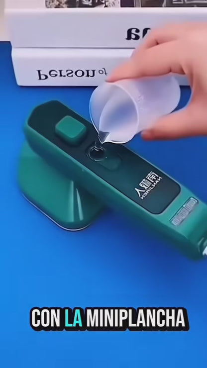 Mini Plancha a Vapor Portátil 2 en 1 | Ropa Impecable Donde Estés