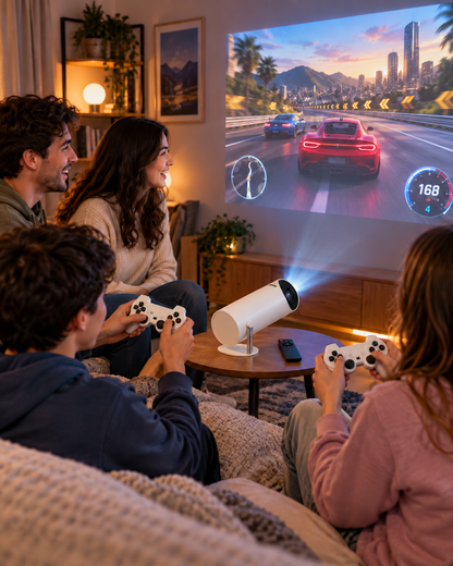 Mini Proyector 2 en 1 con WiFi y Bluetooth